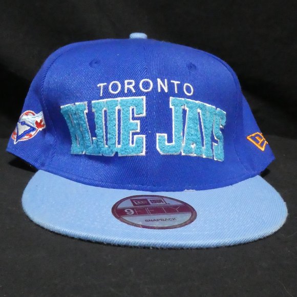New Era, TORONTO BLUE JAYS Baseball Cap, royal and sky blue, NEW - Picture 1 of 9